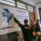 Polisi saat melakukan olah TKP peristiwa