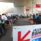 Sejumlah pengendara sepeda motor antre mengisi BBM jenis Pertalite