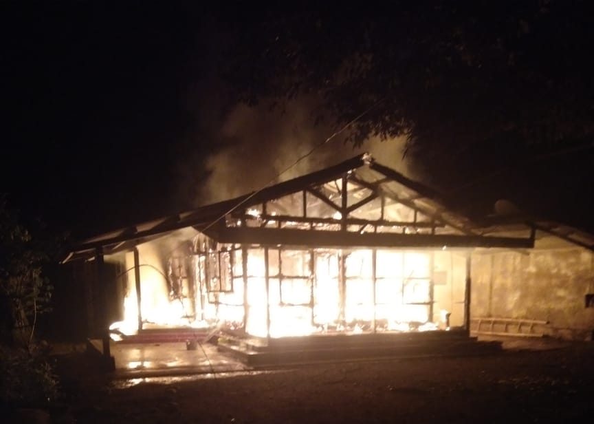 Kebakaran di Gunungguruh Sukabumi
