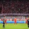 Spanduk fans Bayern Munchen untuk