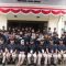 Pelaksanaan Apel Pagi di Kantor KPU Provinsi Jawa Barat, Kota Bandung, yang diikuti oleh pimpinan dan jajaran sekretariat KPU Provinsi Jawa Barat. Apel tersebut sebelum