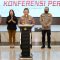 Kapolri Jenderal Listyo Sigit Prabowo saat konferensi pers di Mabes Polri,