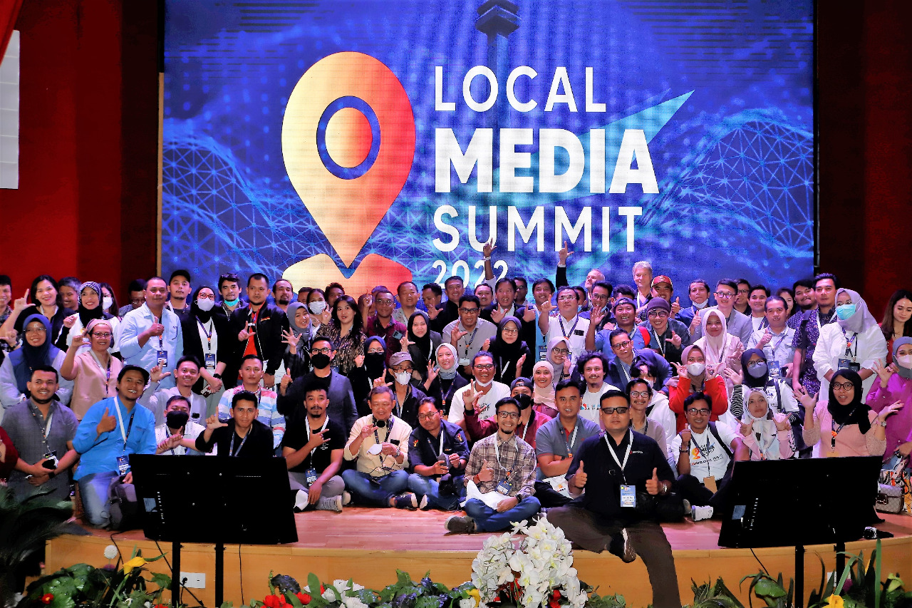 Sesi opening conference kegiatan Local Media Summit 2022