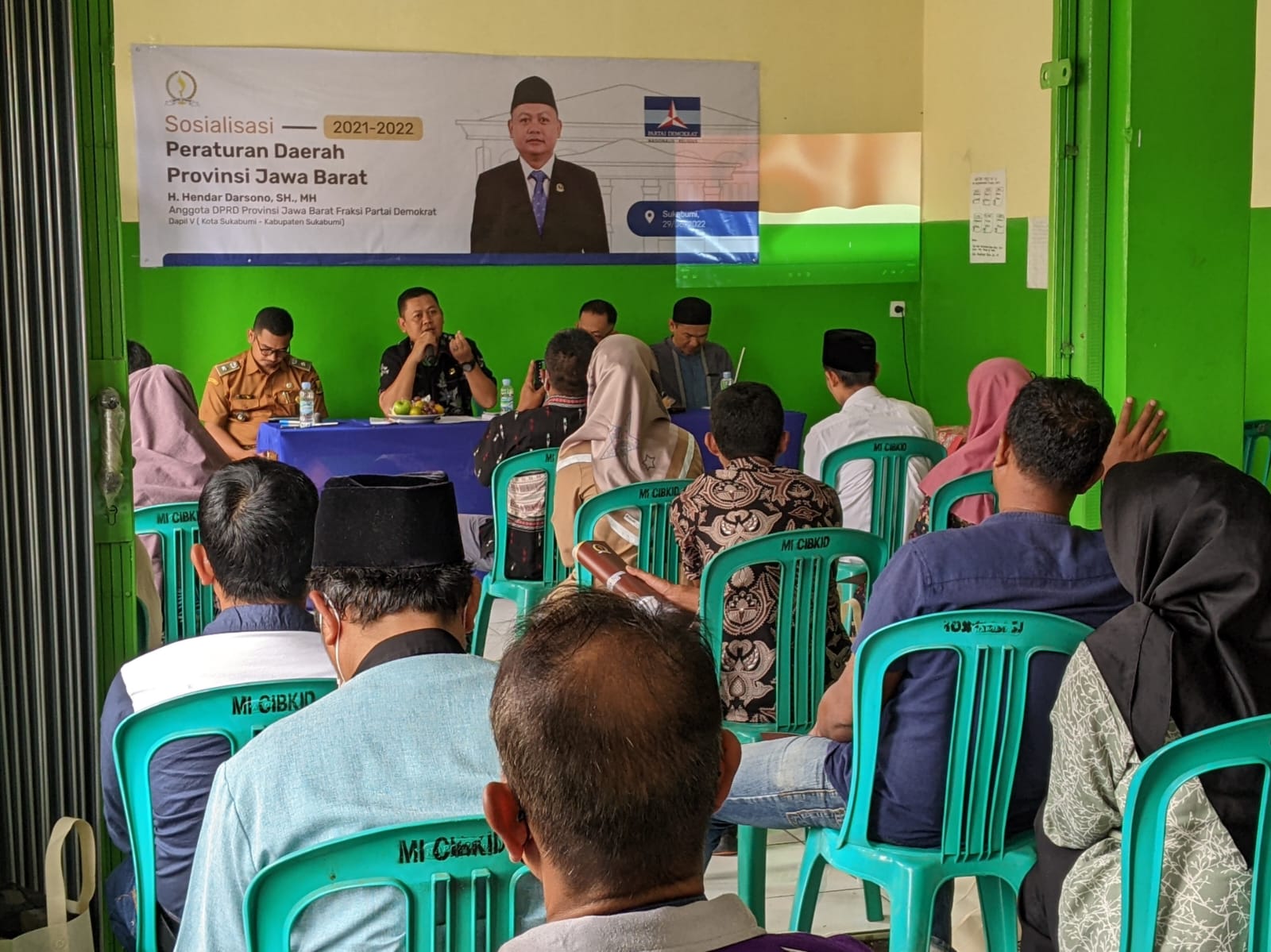 Sosialisasi Perda Provinsi Jawa Barat No.2 Tentang Desa Wisata yg di laksanakan di Gedung Yayasan Ar rosidiyyah