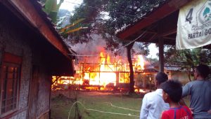 Satu Rumah di Surade Sukabumi Hangus Dilalap Si Jago Merah