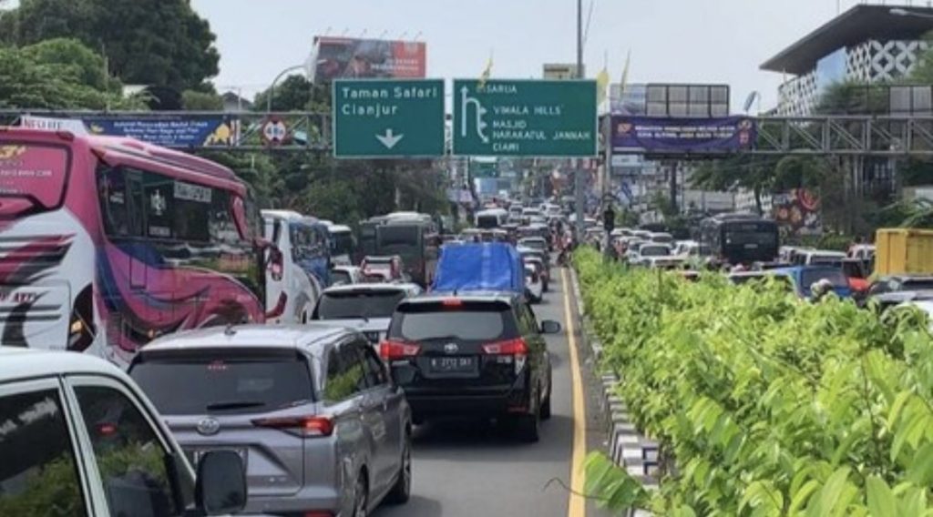 Jalur menuju Puncak, Bogor akan