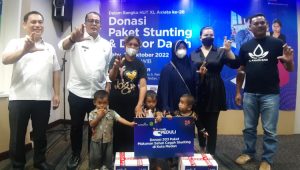 XL Axiata Cegah Stunting dengan Membagikan Paket Makanan Sehat di Medan