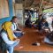 Para nelayan di Pantai Minajaya, Kecamatan Surade saat mendengarkan pemaparan dari Staf Dinas Perikanan Kabupaten Sukabumi.