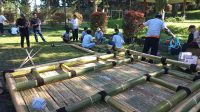 Sejumlah pelaku IKM saat mengikuti pelatihan teknik produksi kerajinan bambu