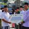 Baznas Kota Sukabumi saat menyalurkan bantuan peserta Program Beasiswa Tahfidz