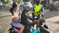 Sejumlah petugas jajaran Satlantas Polres Sukabumi