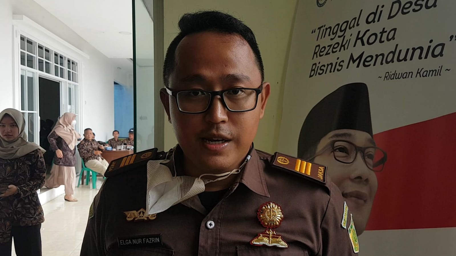 Kepala Sub Seksi Penyidikan Tindak Pidana Khusus Kejaksaan Negeri Kabupaten Sukabumi, Elga Nur Fazrin