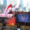 Meskipun diguyur hujan, tak surutkan
