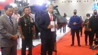 Presiden Joko Widodo (Jokowi) dalam Indo Defence 2022