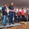 Direktur Utama Setiabudiland Ryan Pratama bersama unsur Muspika melakukan gunting pita dimulainya projek Qianna Residence 2 di Kelurahan Cibeureum