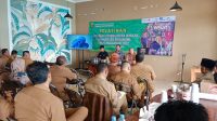 Puluhan kepala desa saat diberikan pelatihan dinas pariwisata Kabupaten Sukabumi