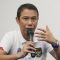 Sekjen PSSI Yunus Nusi saat memberikan