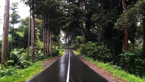 Lokasi jalur Cikidang menuju obyek wisata Palabuhanratu.