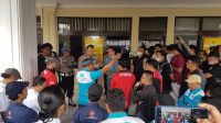 Dilarang Datangi Pendopo, Buruh Sukabumi Datangi Polres Sukabumi Kota