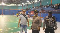 Personel Polres Sukabumi Kota Kawal Ketat Pertandingan Liga Futsal