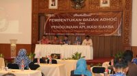 KPU Kabupaten Sukabumi pada saat melakukan Sosialisasi