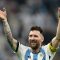 Selebrasi Lionel Messi setelah Argentina