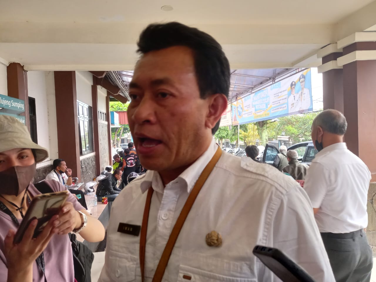 Kepala Pusat Pengelolaan Pendapatan Daerah (P3D) Kota Sukabumi Iwan Juanda saat
