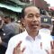 Presiden RI Joko Widodo memberikan keterangan kepada awak media di sela-