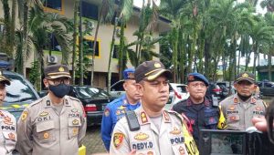Personel Gabungan Kabupaten Sukabumi Amankan Malam Pergantian Tahun 2023