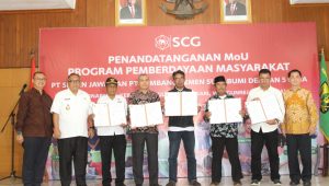 PT Semen Jawa dan PT Tambang Semen Sukabumi MoU Bersama Lima Desa