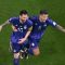 Penyerang dan gelandang Argentina Lionel Messi (kiri) dan