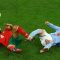 Pesepak bola Maroko Sofyan Amrabat (kiri)
