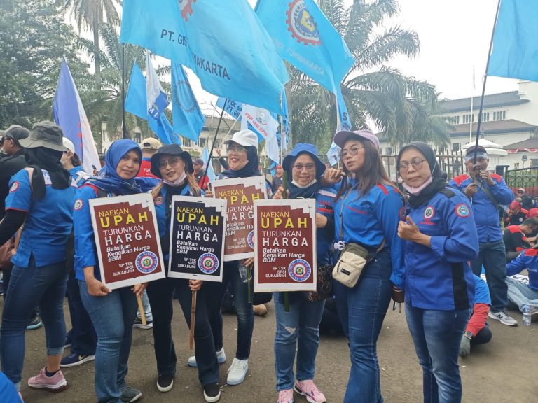Buruh Sukabumi UMK