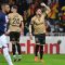 Selebrasi pemain Lens Facundo Medina