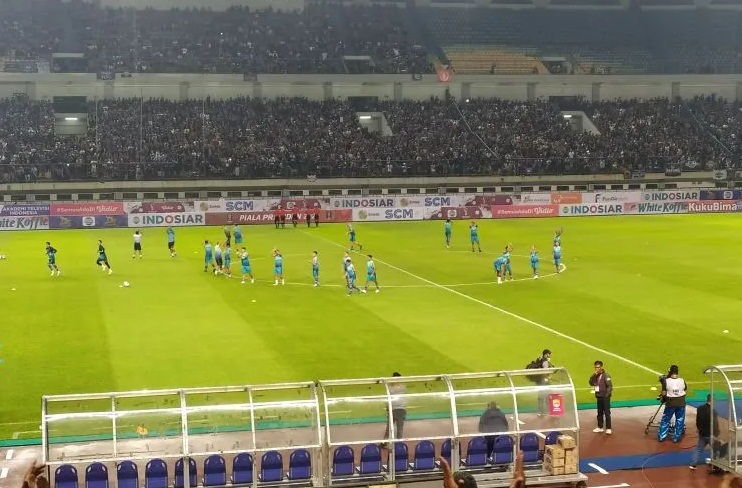 Pertandingan Persib Bandung di Stadion