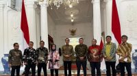 Presiden Jokowi menerima Ketua Dewan Pers Ninik