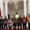 Presiden Jokowi menerima Ketua Dewan Pers Ninik