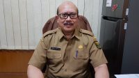 Kepala Disnakertrans Kabupaten Sukabumi, Usman Jaelani, saat