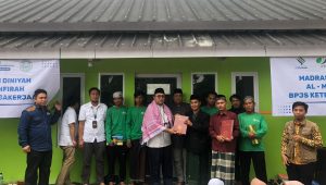 Bpjamsostek Sukabumi Bangun Madrasah untuk Anak Penyintas Gempa Cianjur