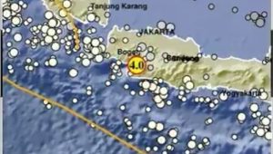 Sukabumi Digoyang Gempa 4.0 Magnitude, Ini Titiknya