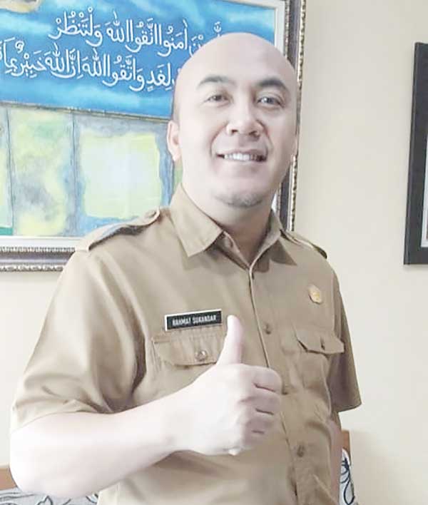 Kepala Diskominfo Kota Sukabumi, Rahmat Sukandar 