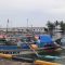 Perahu Nelayan di Parkir di Dermaga Palabuhanratu