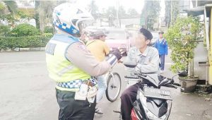 Pelanggar Lalulintas di Kota Sukabumi Masih Marak