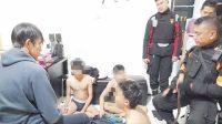 Tim Patroli Presisi Polres Sukabumi Kota Ciduk Tiga Pemuda Tanggung Bawa Sajam