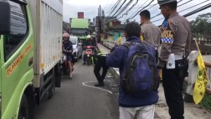 Bikers Parungkuda Sukabumi Tewas Usai Terlibat Kecelakaan di Pamuruyan