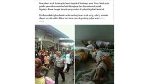 Waspada Hoaks Penculik Anak, Korbannya Dipukuli hingga Dibakar