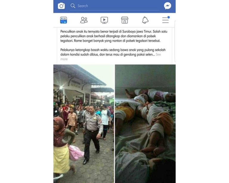 Kabar Bohong (Hoks) soal penculikan anak