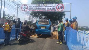 Penampakan Saat Jembatan Cikereteg Dibuka, Tidak Semua Kendaraan Boleh Melintas