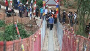 Jembatan Impian Cilele Sukabumi Diresmikan