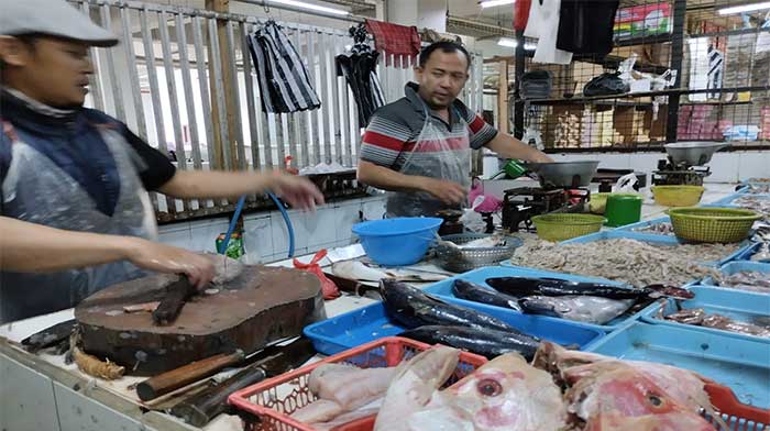 Pedagang Pasar Ikan Kota Sukabumi